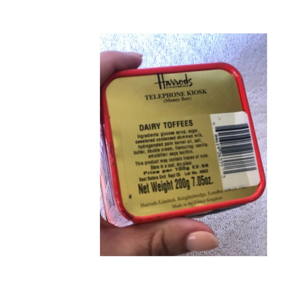 Harrods and Churchill's Telephone Kiosk Money Box Candy England Toy Kids - Picture 8 of 10